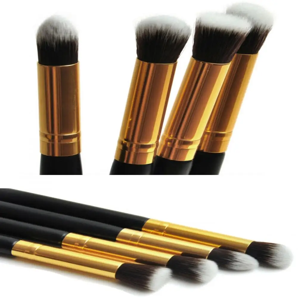 

4PCS Pro Makeup Cosmetic Tool Eyeshadow Eye Shadow Foundation Blending Brush Set