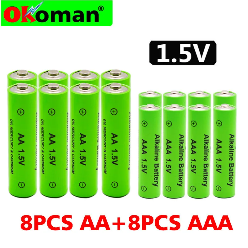 2019 Новая 1 5 V аккумуляторная батарея аа AAA Щелочная 2100 3000mah для игрушечный факел