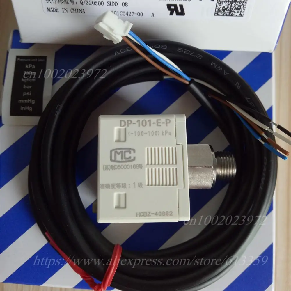 DP 101 E P двойной дисплей цифровой PNP точный датчик давления/вакуума с улучшенной