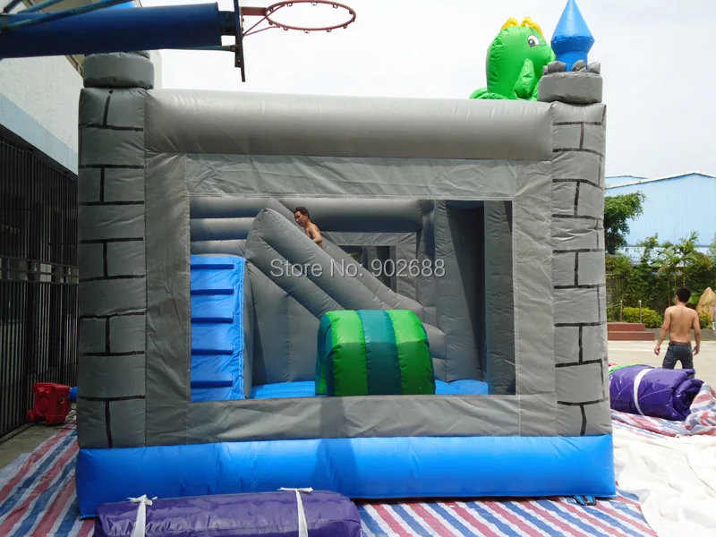 Бесплатная доставка! Коммерческий надувной батут с воздушным замком для продажи