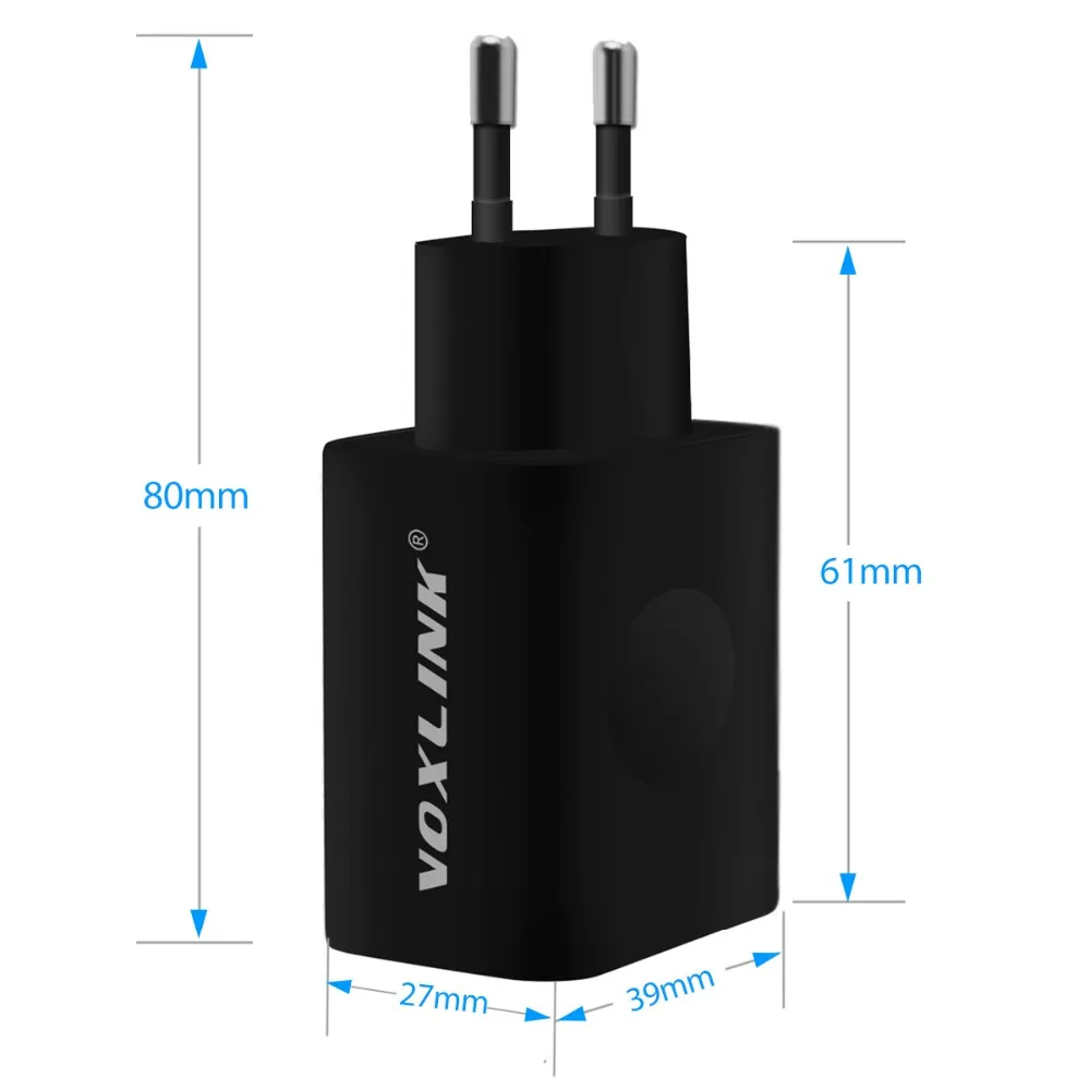 [Qualcomm Сертифицированный] voxlink Quick Charge 3.0 полный 18 Вт USB Turbo стены fast Travel Зарядное