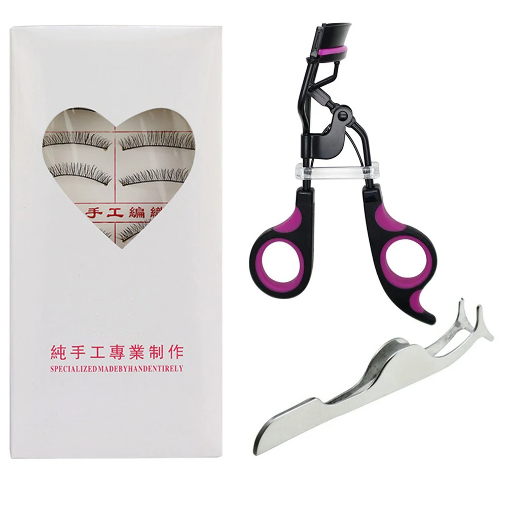 10 пар накладных ресниц бровей + накладные ресницы зажим завиток для завивки Набор