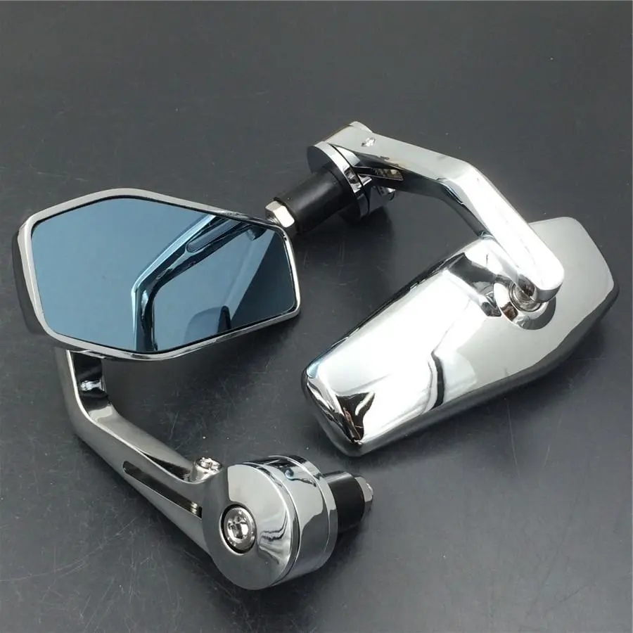 

CNC Anti-glare Rear Side Rearview Mirrors For 7/8" 22mm Handlebar Bar End Universal Motorcycle Cafe Racer Street Bike Scooter