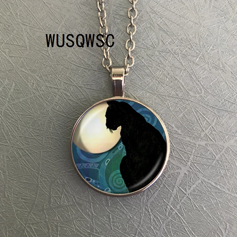 WUSQWSC 2018/Wicca ожерелье с кошкой подвеска пентаграммой украшение пентограмма