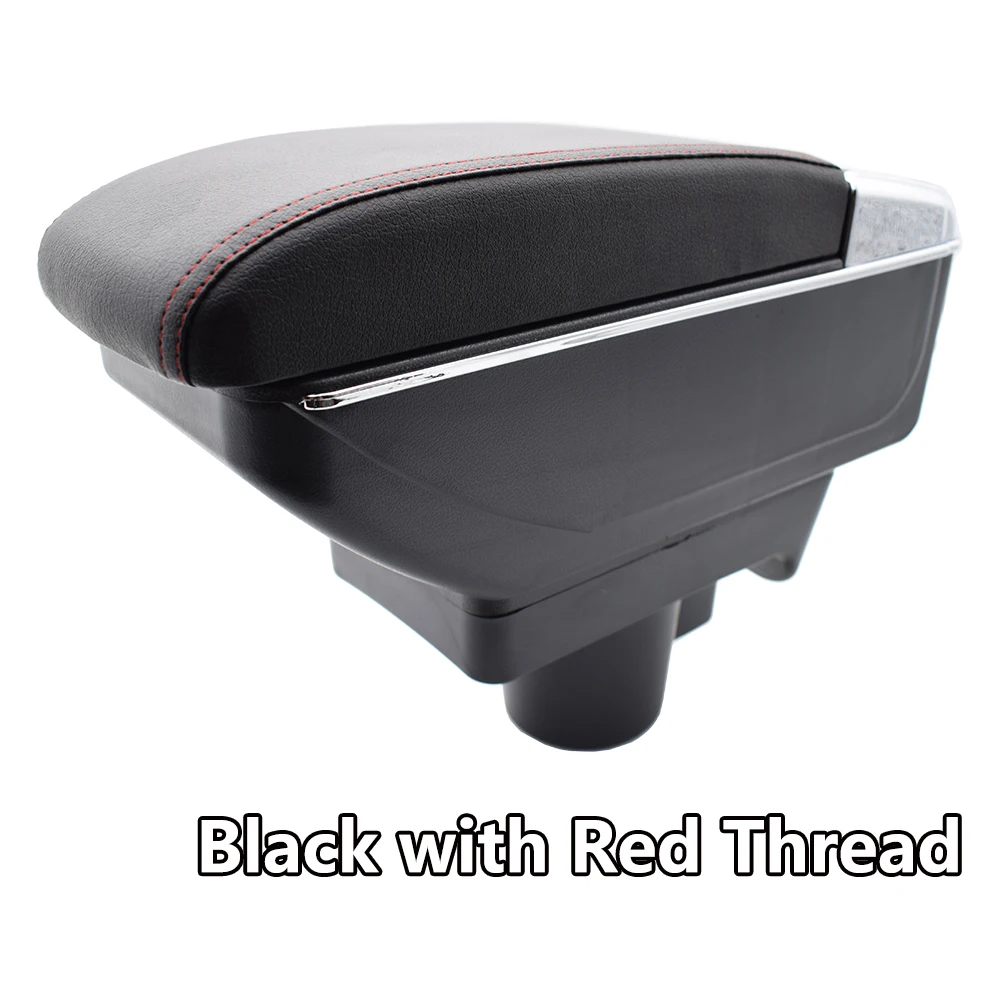 Red thread Подлокотник для Opel Astra H 2004- содержимое подлокотника двухслойный ящик для хранения украшение автомобиля Стайлинг 2005 2007 - Название цвета: Red thread