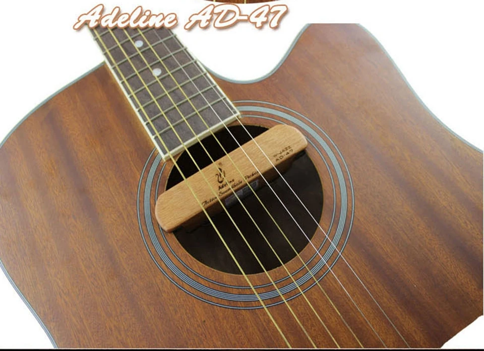 Adeline AD 47 пикап ручной работы активный Soundhole Магнитный Пикап для акустической