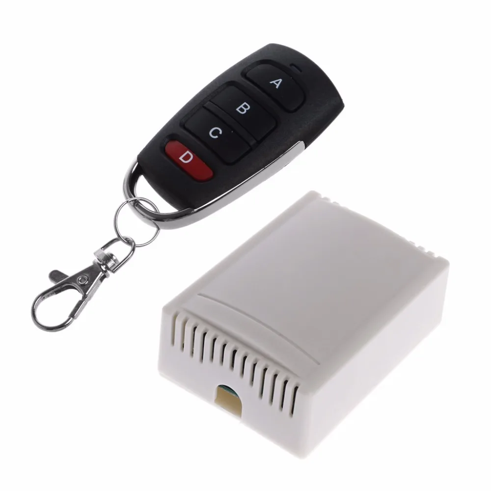 12V 4CH канала реле Беспроводной РЧ пульт дистанционного управления Управление