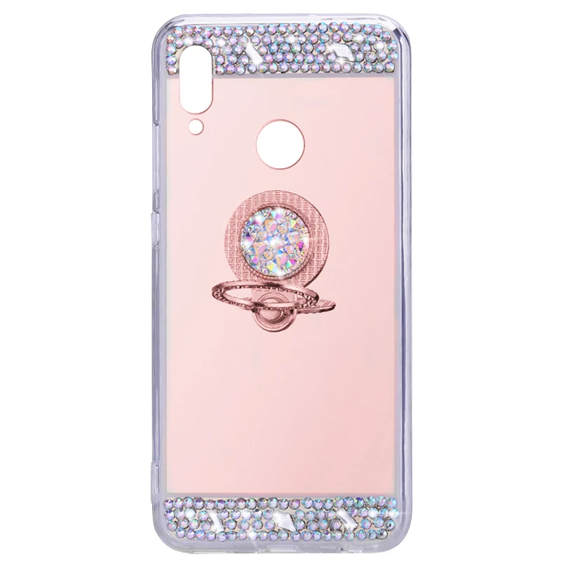 Роскошный зеркальный ТПУ чехол для Huawei mate 30 lite 20 pro Honor 10 Lite 9X 9 8 8A 8S 8C 8X 7A 7C Pro Y5 Y6 Y7 Prime