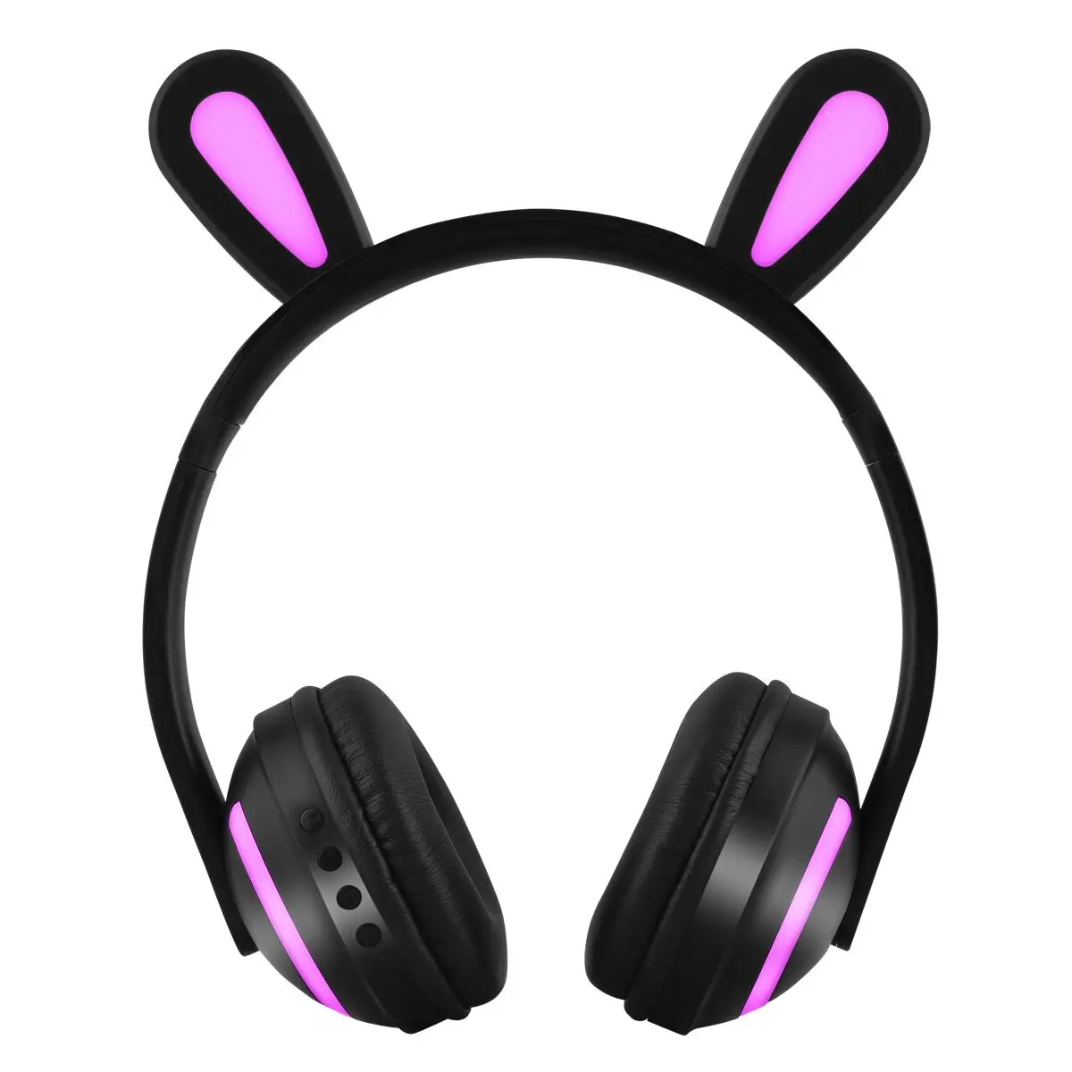JINSERTA Cat/Rabbit/Deer/Devil наушники 7 цветов светодиодный светящиеся беспроводные Bluetooth наушники для косплея для игр - Цвет: E2109-Rabbit