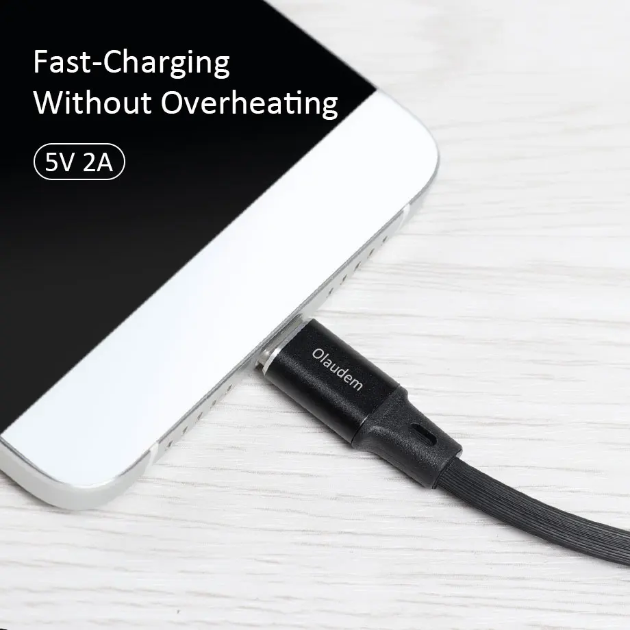Olaudem usb C кабель для huawei P20 P10 Nokia samsung Galaxy S8 Тип TPE с тиснением и изображением шнур