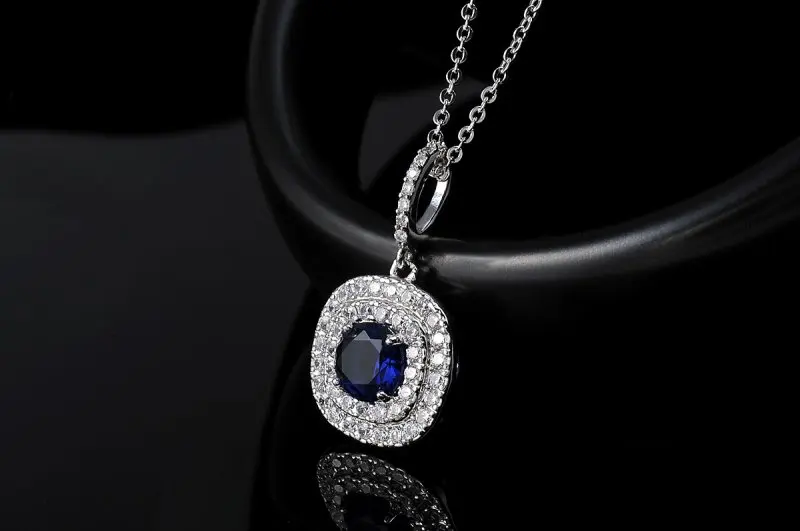 T.N 1983 Summer Jewelry Rhinestone Vintage Classic Square Sets Fashion Blue Necklace Earrings | Украшения и аксессуары