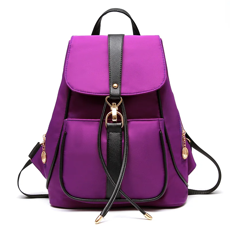 Новинка лета 2019 женская сумка черная ткань Оксфорд двойная через плечо Корейская