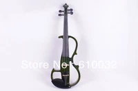 new green 4 string 16 electric viola silent solid wood body powerful sound case bow