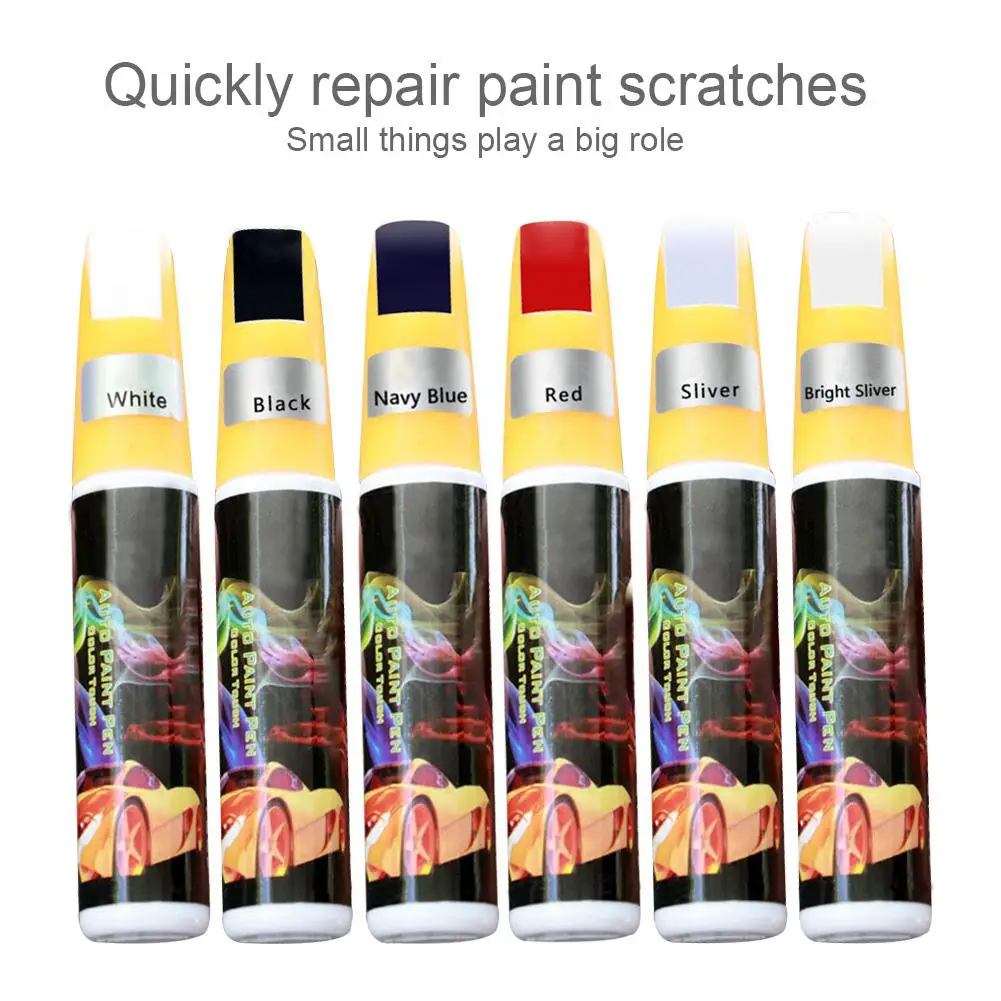 Восстановление покраски автомобиля ремонт царапин ручка краски красный черный
