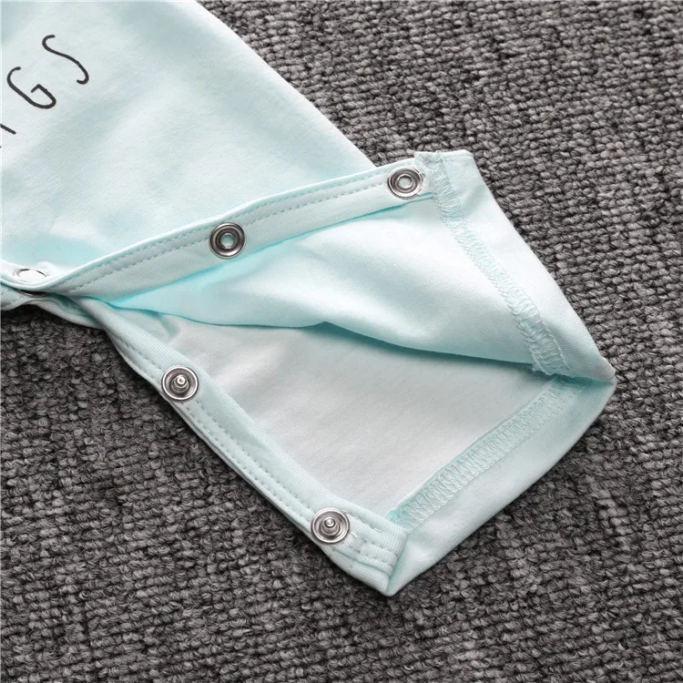 Summer Baby Rompers Unisex Raw Neck Clothes Cotton Newborn Girls Outfits Short Sleeve Boys Clothing Infant Jumpsuits 4 Colors | Мать и