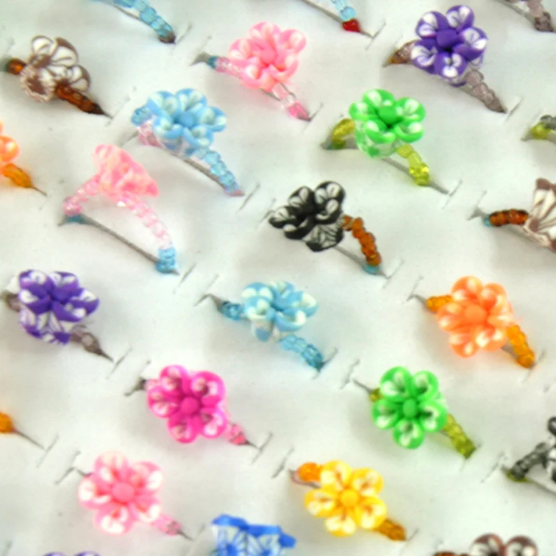 Оптовая продажа Лот из 5 штук серебряные цветные разноцветные кольца со стразами