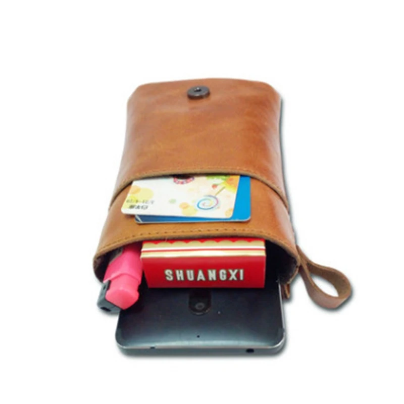 BiPtyDam винтажные Мужские поясные сумки из натуральной кожи высокое качество