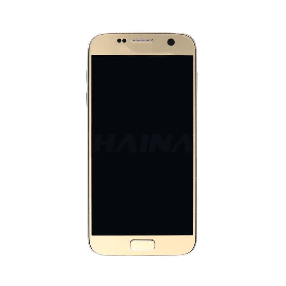 S7 ЖК дисплей для Samsung Galaxy экран G930A G930T G930V G930P сенсорный дигитайзер рамка домашняя