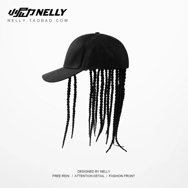 Уток язык шляпа Скорпион хип хоп сплошной цвет мода Modis парик ювелирные изделия