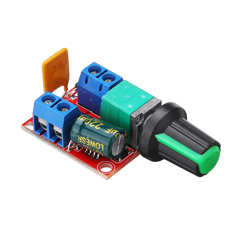 DC 3V к 35V 5A 90W Мини мотор контроллер скорости ШИМ модуль регулятор регулируемый