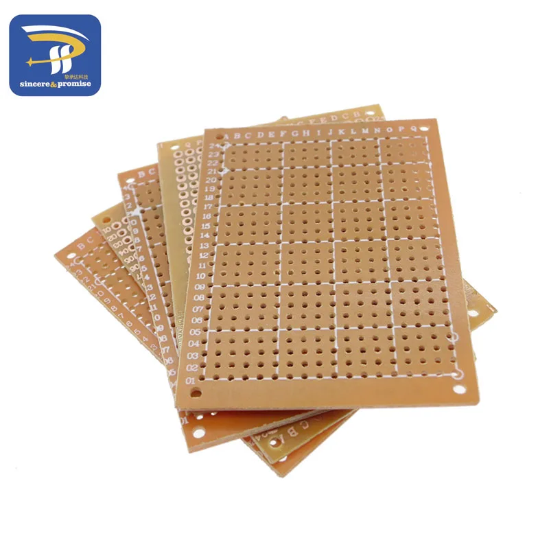 5X7 см 5*7 см Односторонний Прототип 2,54 мм DIY PCB Универсальный макет доска экспериментальная бакелитовая медная пластина схема плата