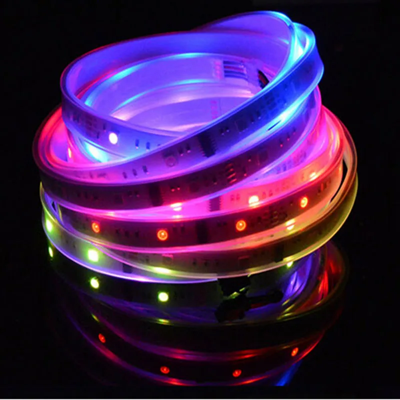5 м 6803 IC Мечта волшебный цвет светодиодный полосы 5050 RGB 6803 Светодиодные ленты свет Водонепроницаемый 133 чудесный необычный цветной 6803 пульта дистанционного управления