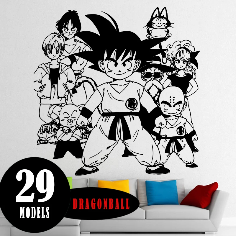Dragon Ball стикер на стену Sun Wukong аниме в японском стиле манга настенная