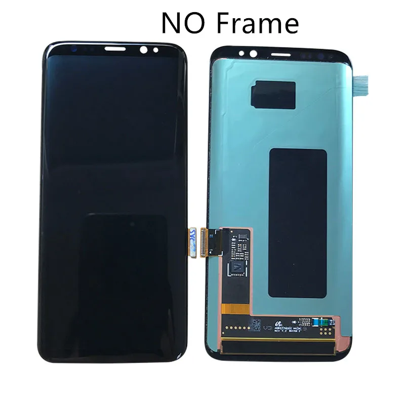 Для Samsung Galaxy S8/S8 PLUS G950 G955 сенсорный экран дигитайзер большой красный ожога тени ЖК