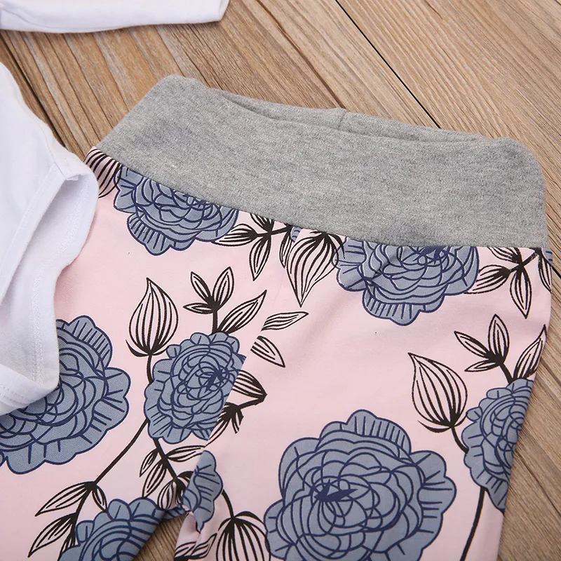 3 шт./комплект боди с длинным рукавом и леггинсы | Детская одежда обувь