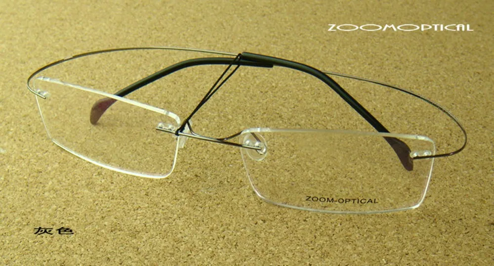 Ульсветильник титановая оправа для очков без оправы при близорукости Мужская