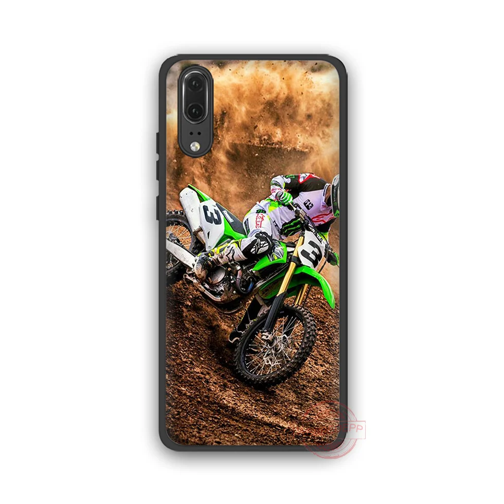 WEBBEDEPP Классический чехол для телефона из ТПУ мотокросса Huawei P10 P20 P30 Lite Pro Y6 Y7 prime 2018