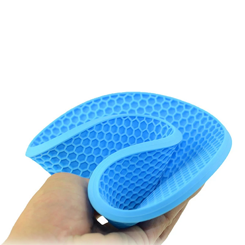 Круглый термостойкий силиконовый коврик подставки для напитков нескользящий