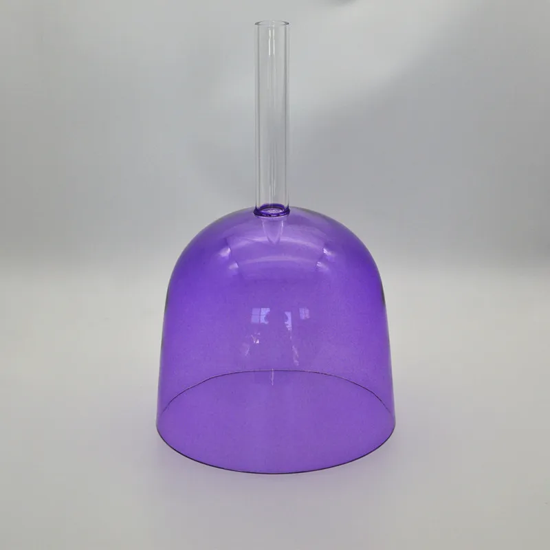 Цветная хрустальная Поющая чаша HF 4 дюйма с ручкой Радуга для вашего здоровья