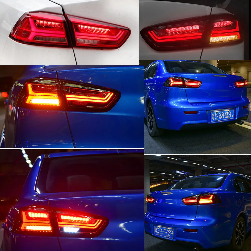 Светодиодный задний фонарь для Mitsubishi Lancer EVO x 2008-2017 стоп-сигнал светодиодный