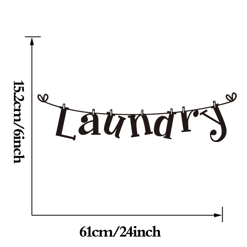 Виниловая настенная наклейка DCTOP для прачечной наклейки туалета домашний декор