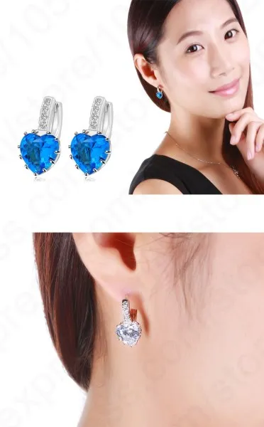 Женские серьги из серебра 925 пробы с фианитом|stone earrings|earrings fashionfashion earrings |