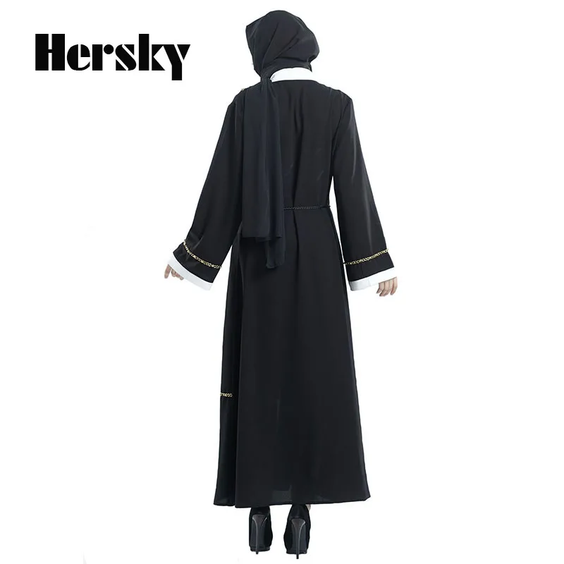 Большие размеры Дубай открытый абаи одежда Турция мусульманские женщины ручной