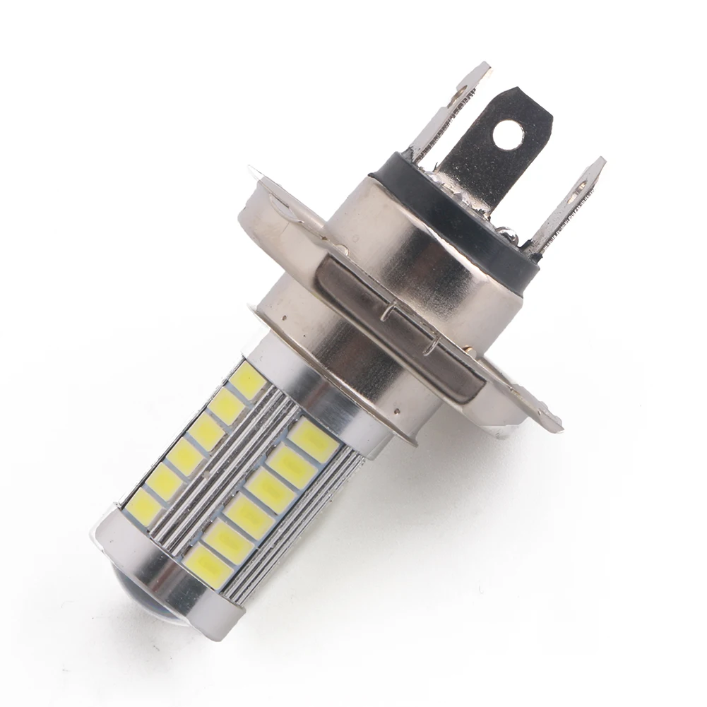 H4 33-светодиодный SMD 5630 Светодиодный Hi/короче спереди и длиннее сзади) белая Автомобильная Противо-Туманная вождения светильник головной светильник Светодиодные лампы 12V