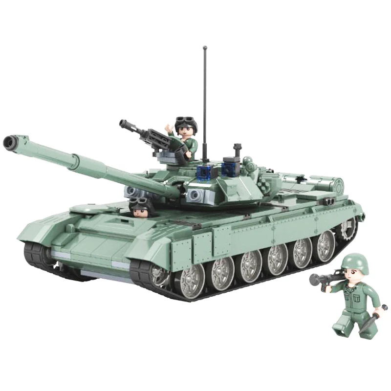 WEILE 2019 новинка 456 шт военный боевой танк модель игрушки Россия T90A морской герой