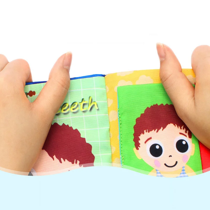 Jollybaby Goodnight колыбельные детские тканевые книги с погремушками 3D