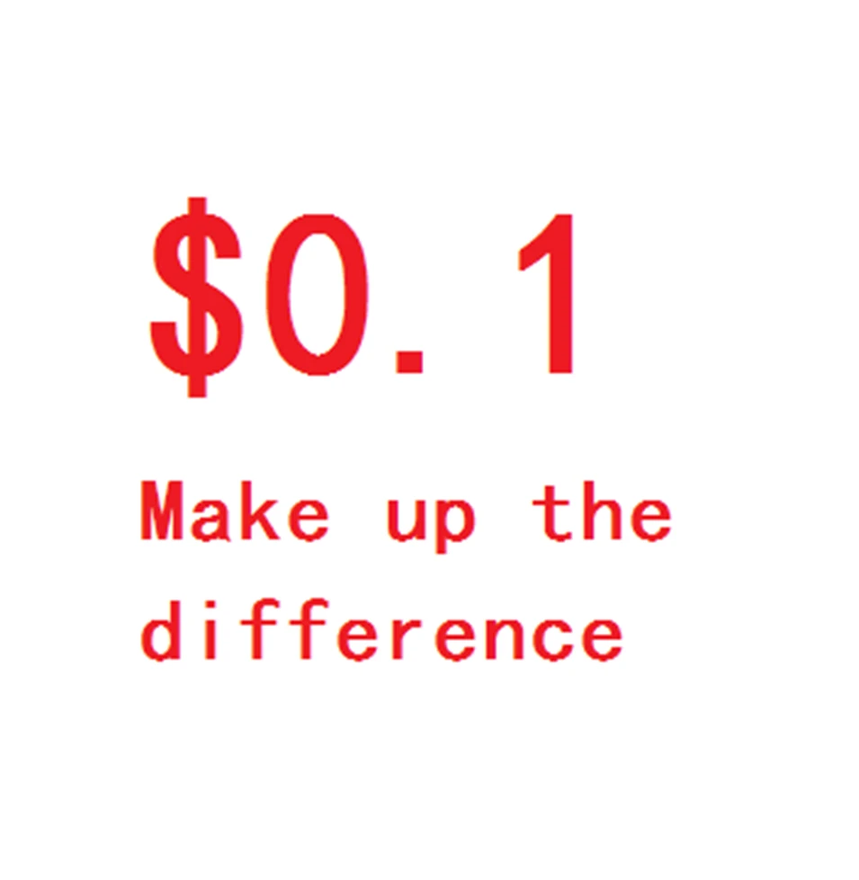 

Make up the difference (0.1 US dollars)