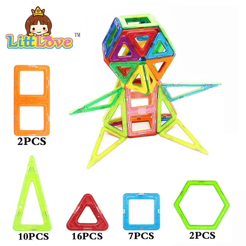 37 шт. детский Магнитный конструктор сделай сам|toys for|toys for childrentoy magnetic |