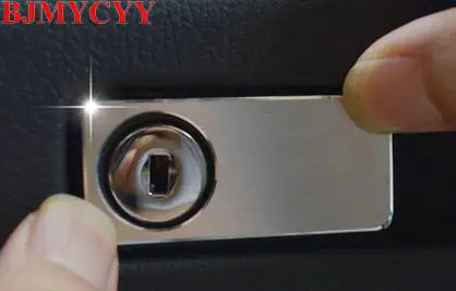 Чехол для автомобиля BJMYCYY отделка из нержавеющей стали декоративные наклейки