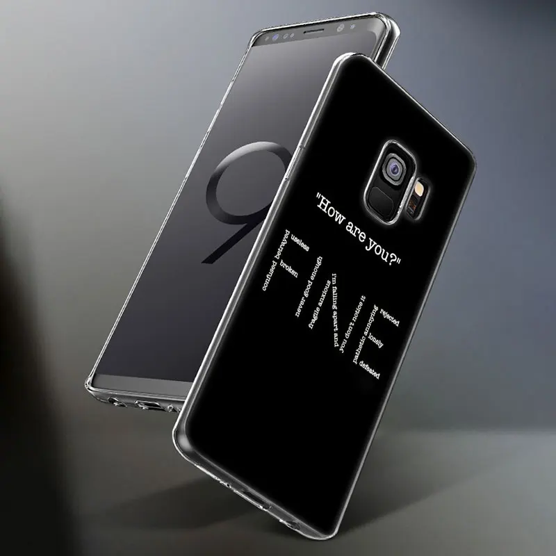 Силиконовый чехол для Samsung Galaxy S10 S9 S8 Plus S7 Edge A6 A8 A7 A9 2018 A5 2017 | Мобильные телефоны и