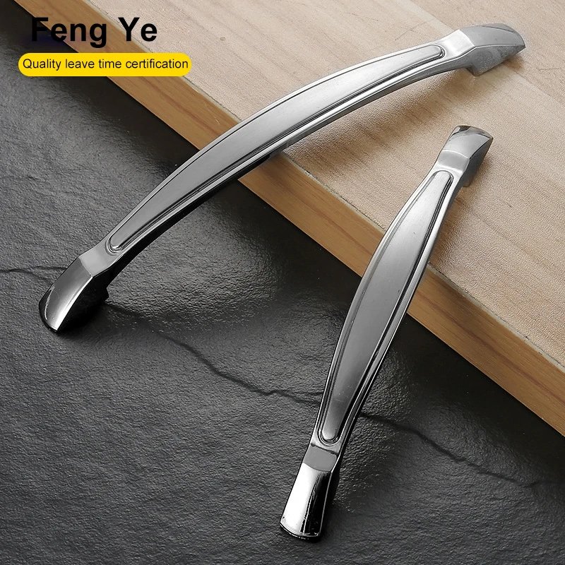 Feng Ye Zinc Alloy Modern Cabinet Handles Kitchen Cupboard Door Pulls Drawer Knobs Wardrobe Furniture Handle Hardware | Обустройство