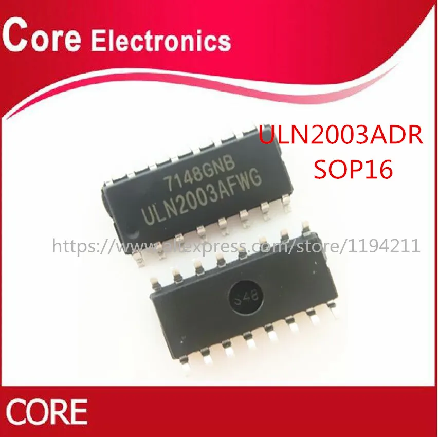 20 шт. ULN2003 ULN2003A ULN2003ADR ULN2003AG SOP16|Интегральные схемы| |