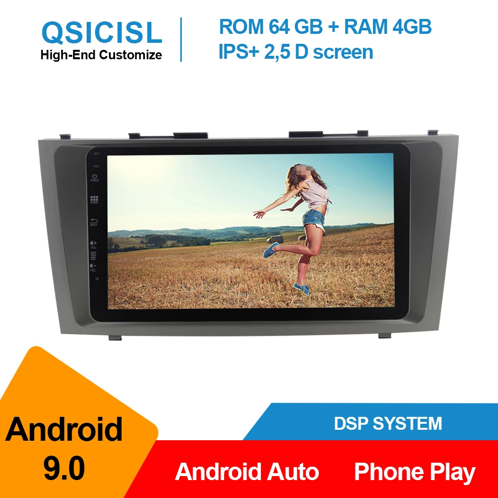 Новый Android 9 0 автомобильный Радио мультимедийный плеер для Toyota Camry 2007 2008 2009 2010 2011 IPS