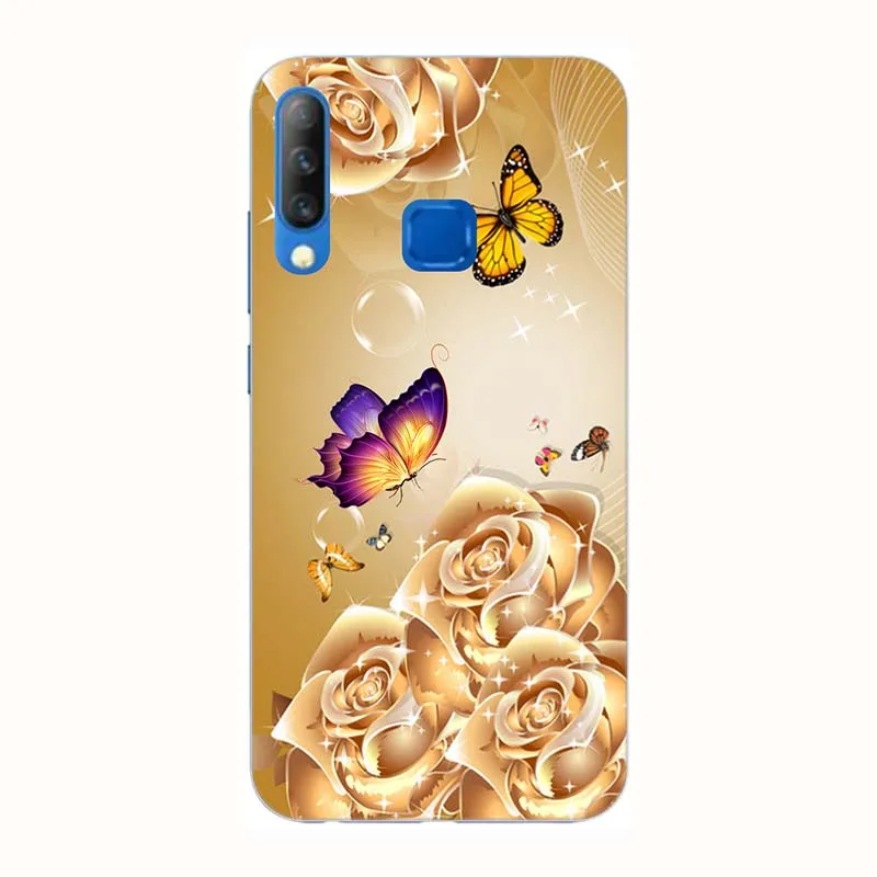 A147 Для Tecno Camon 11S 6," чехол с красочным рисунком розы и волка Мягкий силиконовый чехол для телефона Tecno Camon 11S - Цвет: A147