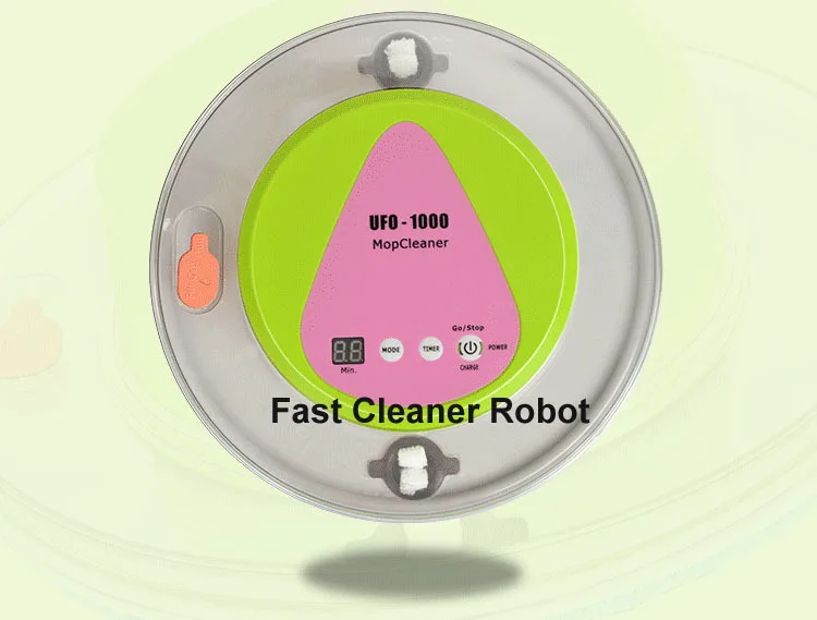Newest Arrival Cheapest UFO Design Mini Robot Wet and Dry mop Cleaner with 247ML big Water tank | Бытовая техника