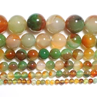 natural reggreen agates 4 20mm round beads 1538cm wholesale for diy jewellery free shipping